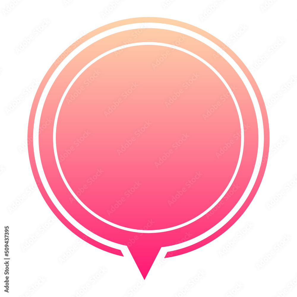 gradient circle speech balloon
gradient circle speech balloon