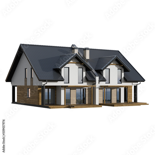 Duplex with attic