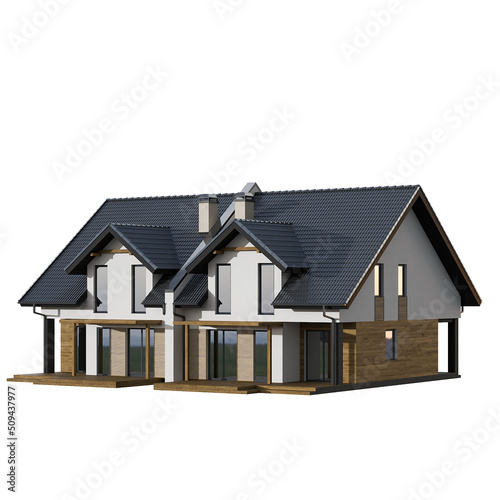 Duplex with attic
