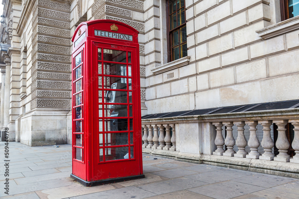 Red telephone box (booths) in London Red telephone box (booths) in London