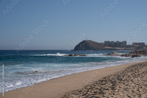 Sunny beach in Los Cabos, Mexico 