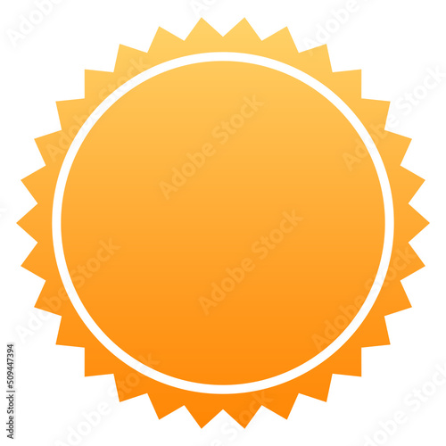 gradient badge element
