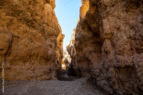 Sesriem canyon of Tsauchab river at Sossusvley, Namibia photo