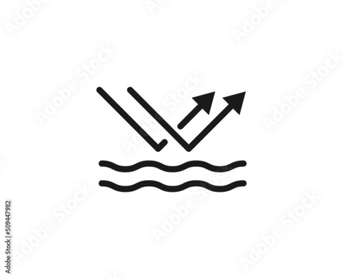 Beauty line icon on white background