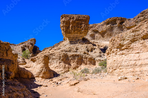 Sesriem canyon of Tsauchab river at Sossusvley, Namibia photo