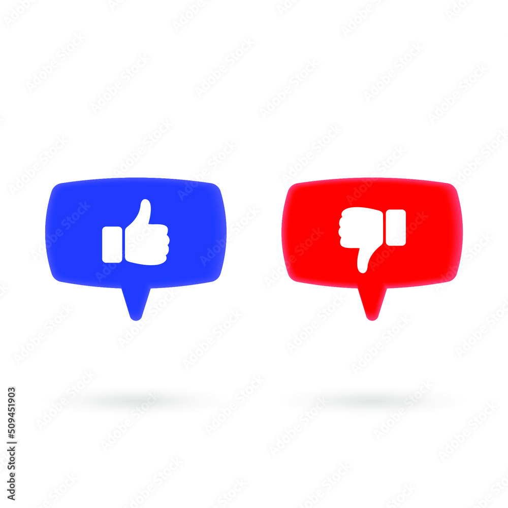 Like and unlike icons button 3d stylized Like and unlike icons button 3d stylized