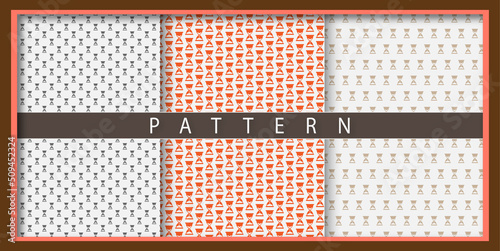Abstract New pattern background colorful minimal geometric patterns set Free Vector 