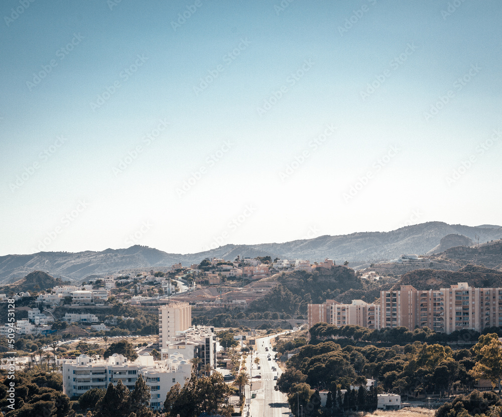 view of the city