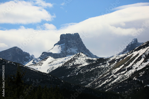 Mountain from Lower Kananaskis Lake