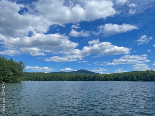 lake and clouds