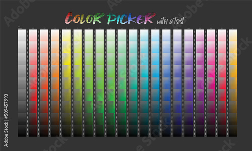 Color Picker with a Twist - find colors based on their strength