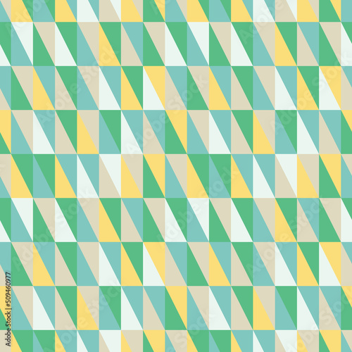 Background with squares and triangles. Seamless pattern for any use.