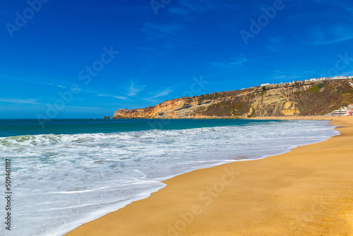Nazare coast , Portugal
