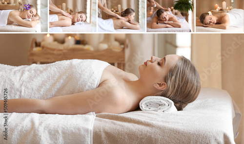 Beautiful young woman relax...