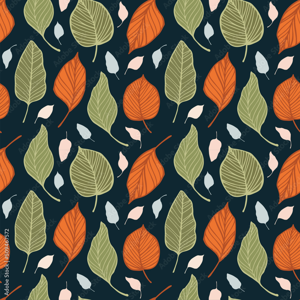 seamless repeat pattern with summer flowers and leafs vector illustration design seamless repeat pattern with summer flowers and leafs vector illustration design