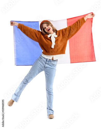 Beautiful happy young woman...