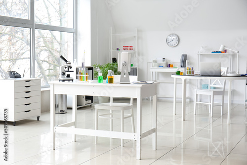 Interior of medical laborat...