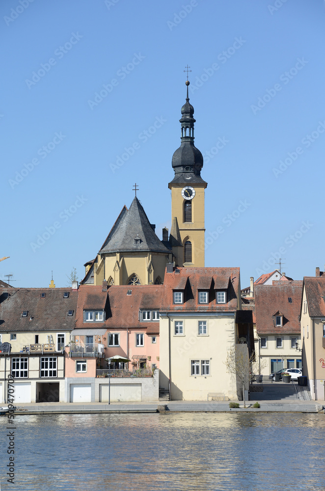 Fototapeta premium Main bei Kitzingen
