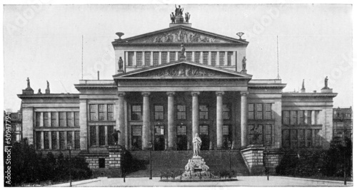 Konzerthaus Berlin (concert hall) by the architect Karl Friedrich Schinkel. Publication of the book 
