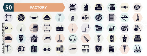 factory filled icons set. glyph icons such as car wash, winter tires, antique key, swiss knife, chassis, pedals, repairman inside a home, screw, car service, accelerator icon.