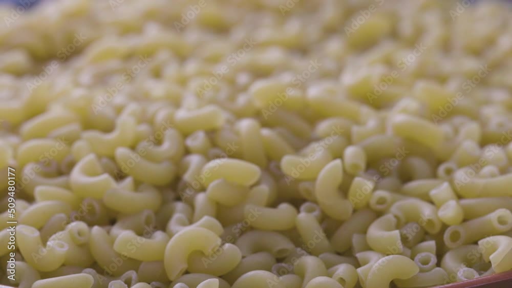 Close up of Elbow Pasta Close up of Elbow Pasta