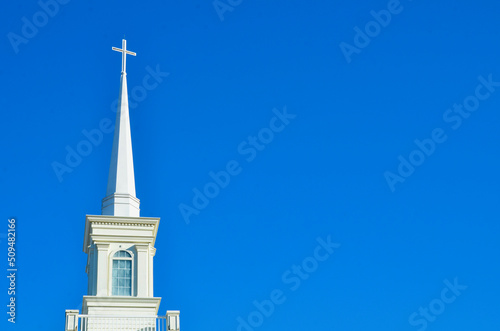 Obraz na płótnie Oklahoma Methodist church steeple