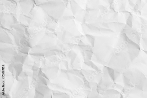 White crumpled paper texture background...