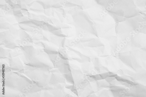 White crumpled paper texture background...