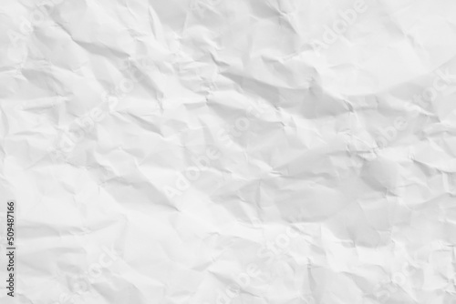 White crumpled paper texture background...