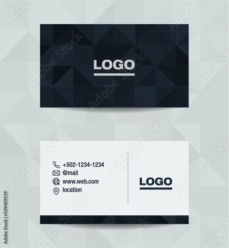 set de tarjeta de presentación y de negocios
elegante tarjeta con fondo poligonal infografia