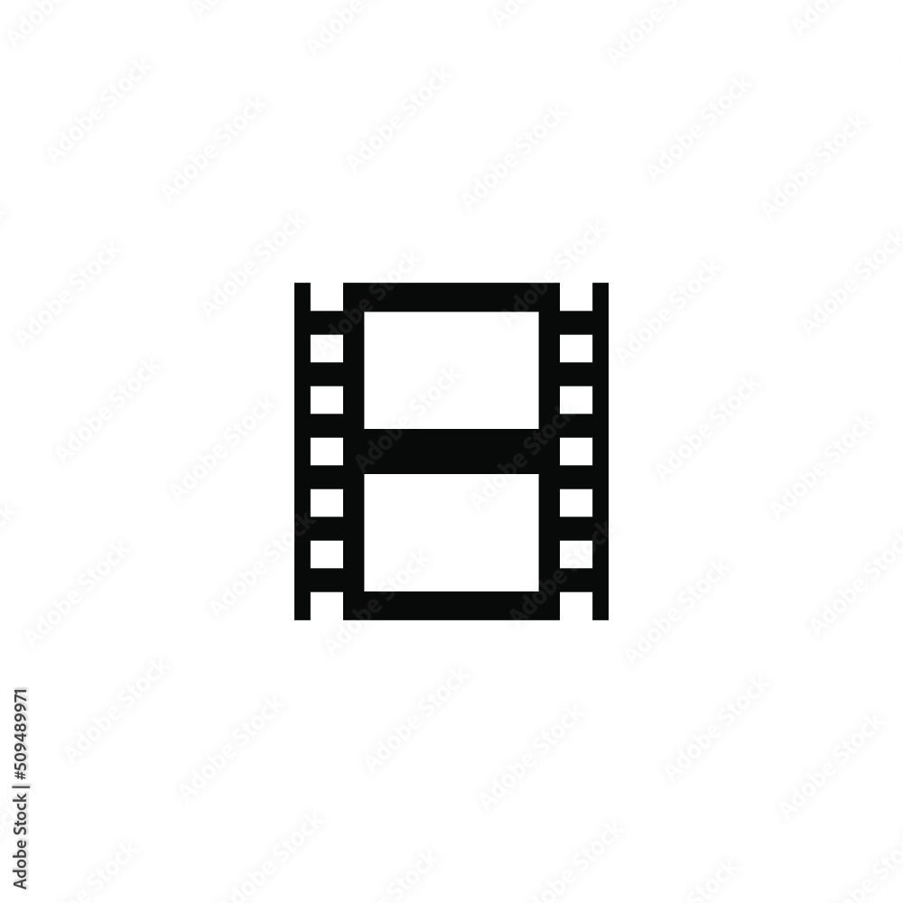 simple movie and video icon