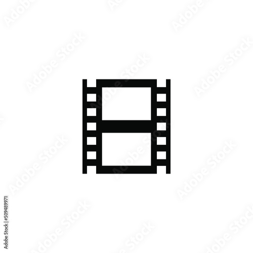 simple movie and video icon