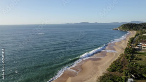 Drone footage of Balneário Camboriú, sunrise at Interpraias photo