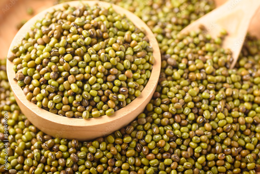Organic mung bean is an ingredient in plant based as a healthy and vegetarian food Organic mung bean is an ingredient in plant based as a healthy and vegetarian food