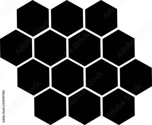  honeycomb icon vector illustration on white background...eps