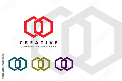 Work Team Logo Design, Company Brand Illustration