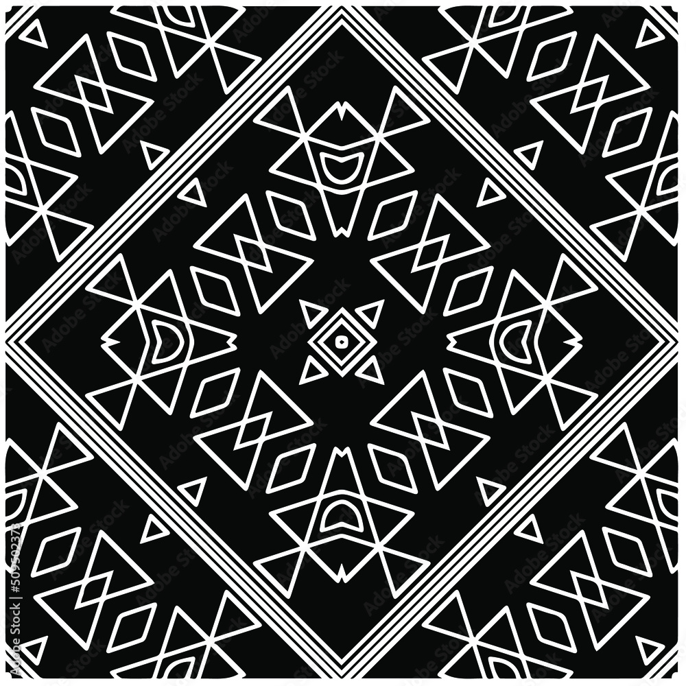 Abstract background with black and white mandala. Unique geometric vector swatch. Perfect for site backdrop, wrapping paper, wallpaper, textile and surface design. Abstract background with black and white mandala. Unique geometric vector swatch. Perfect for site backdrop, wrapping paper, wallpaper, textile and surface design.