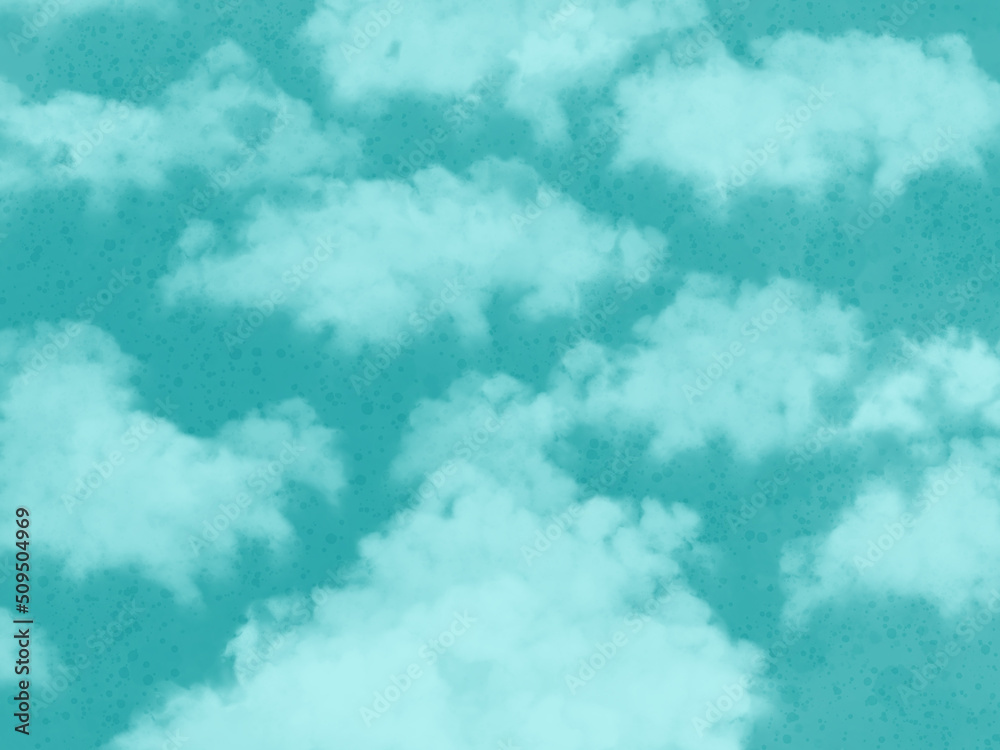 雲のイラストレーション素材