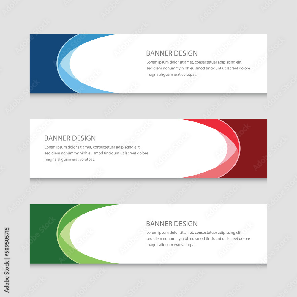 Abstract Banner Design Vector Background 