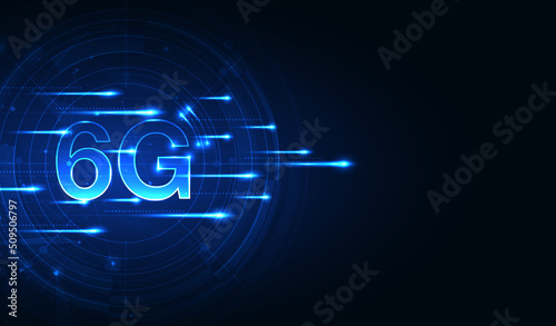 6G technology speed concept. modern network connection concept background. global connection and internet network concept, new generation networks. vector design