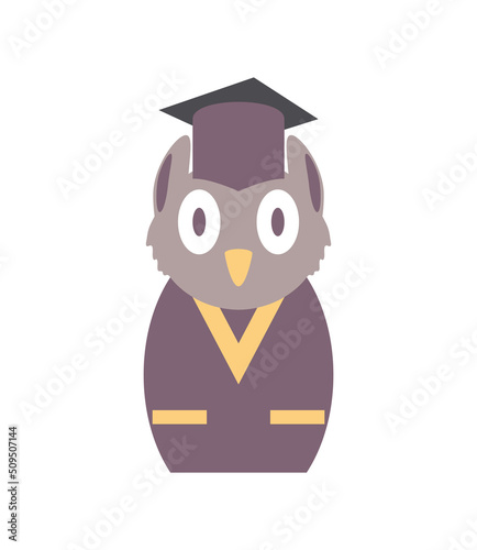 graduate owl cartoon