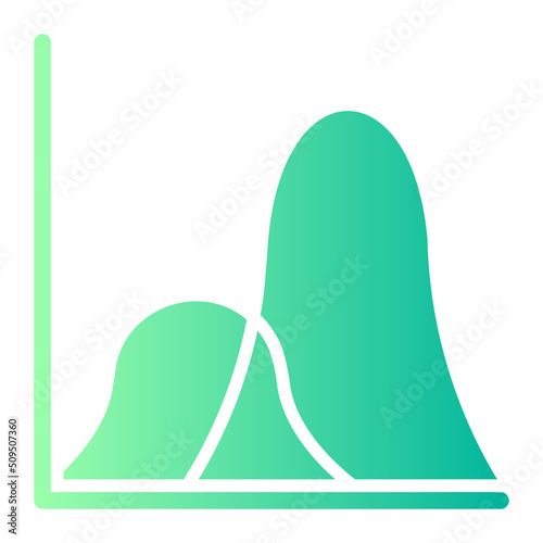 stats gradient icon