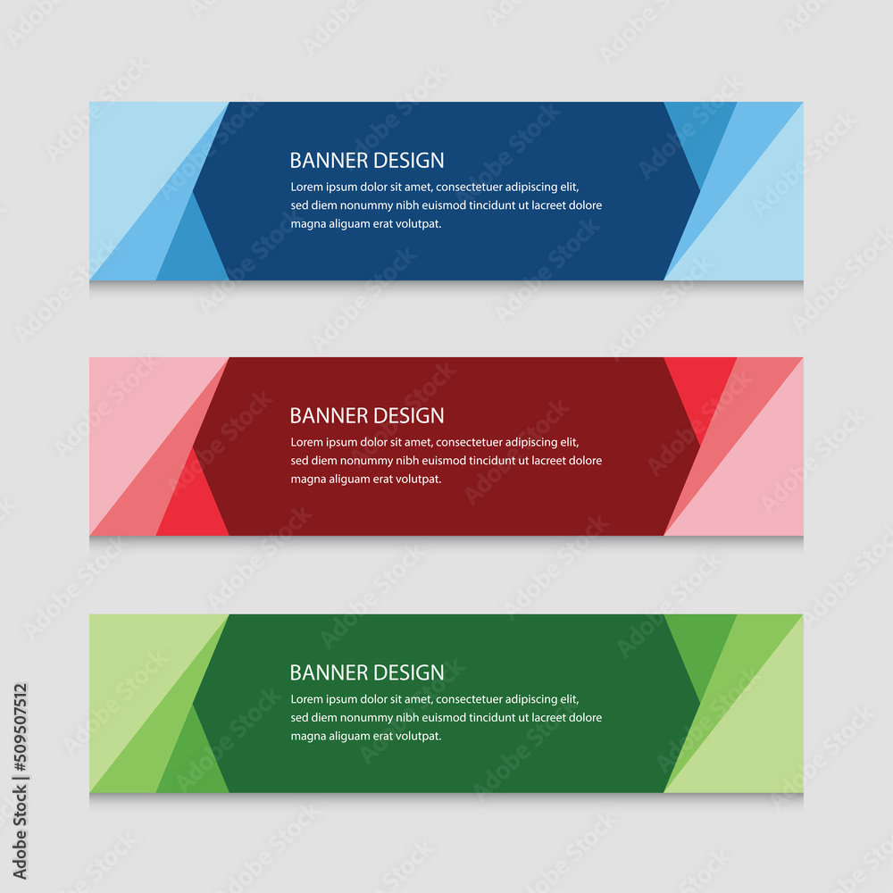 Abstract Background Banner Design Vector