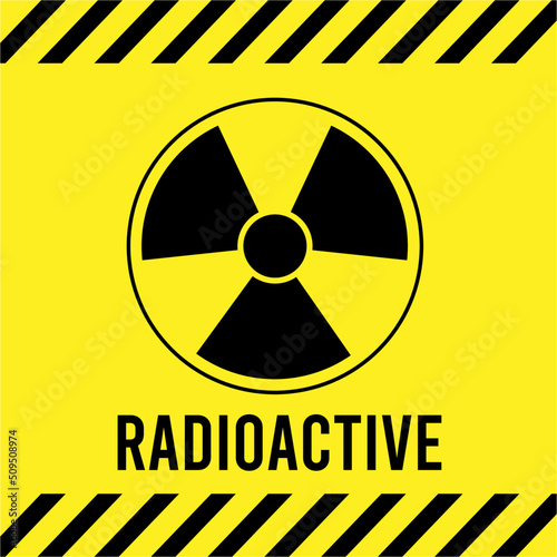 radiation warning sign biohazard danger caution