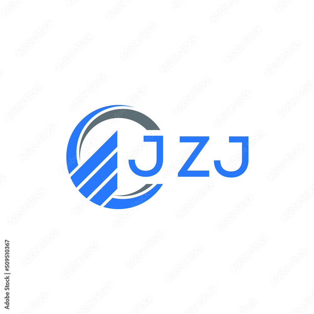 JZJ Flat accounting logo design on white background. JZJ creative initials Growth graph letter logo concept. JZJ business finance logo design. JZJ Flat accounting logo design on white background. JZJ creative initials Growth graph letter logo concept. JZJ business finance logo design.