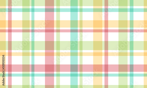 Vector seamless checkered pattern. Bright graphic pattern for fabric, textile, wrapping paper, design of tablecloth, decoration. 