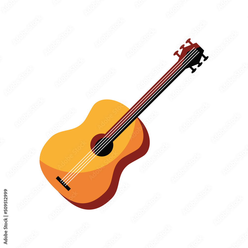 Fototapeta premium guitar instrument icon