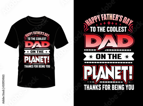 Happy father s day t shirt design Premium Vector file