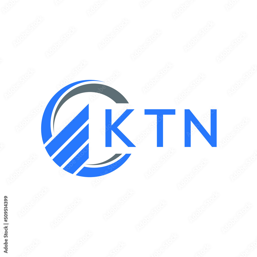KTN Flat accounting logo design on white background. KTN creative initials Growth graph letter logo concept. KTN business finance logo design. KTN Flat accounting logo design on white background. KTN creative initials Growth graph letter logo concept. KTN business finance logo design.