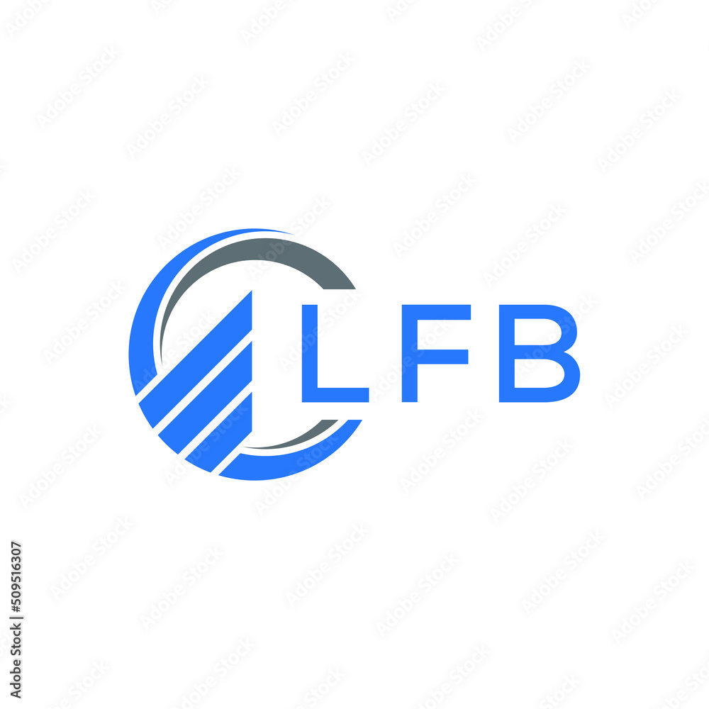 LFB Flat accounting logo design on white background. LFB creative initials Growth graph letter logo concept. LFB business finance logo design. LFB Flat accounting logo design on white background. LFB creative initials Growth graph letter logo concept. LFB business finance logo design.